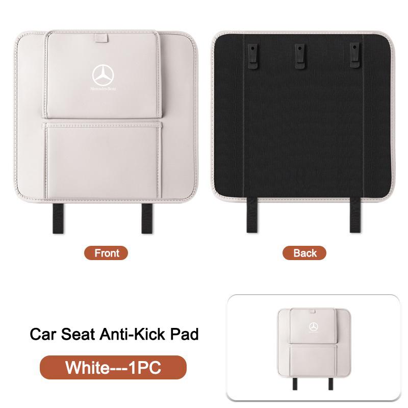 MTT5 2PCS Car Seat Back Protector Anti-Kick Mats Anti Dirty Pad For Mercedes Benz AMG A C E Class W201 W210 W108 W204 W205 W203 W211