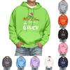 Men's Print Hooded Sweatshirt Long-Sleeve Casual Pullover Hoodie Hooded Sweatshirt