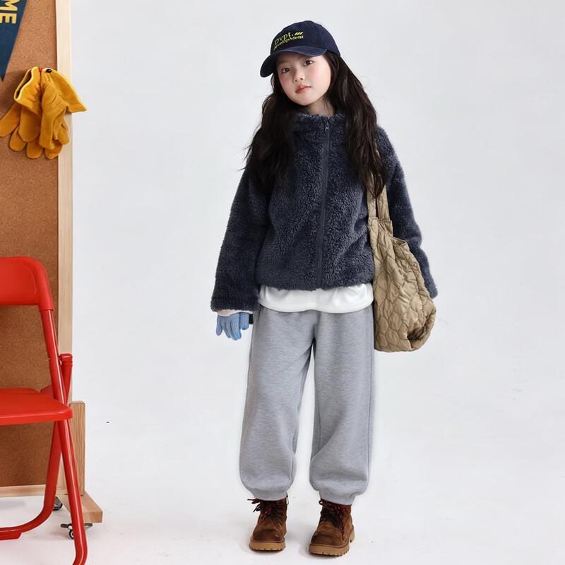 NAIYOUKIDS Зимние повседневные штаны для девочек на флисовой подкладке