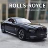 1:24 Модель автомобиля Rolls-Royce из легкого сплава со световыми и звуковыми функциями - Идеально подходит для подарков детям
