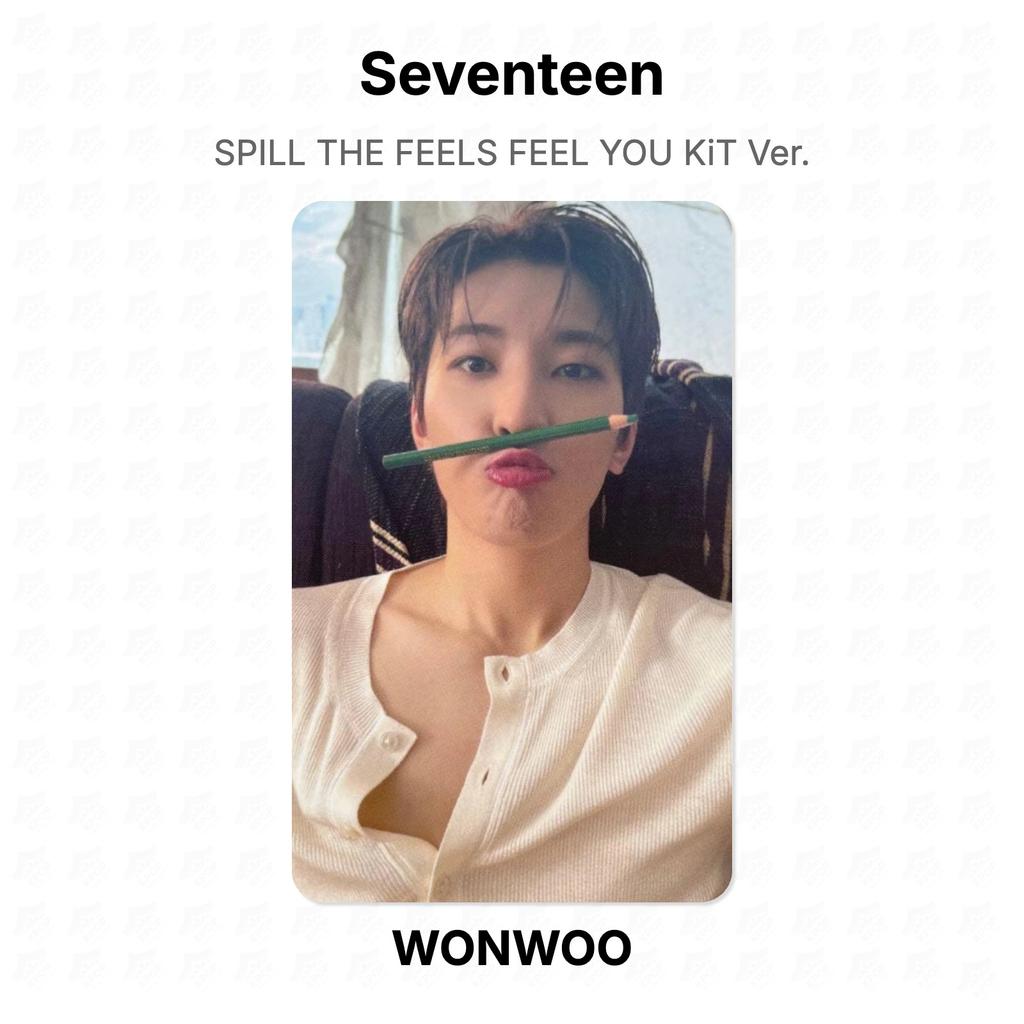 Seventeen ВЫЛИВАЙ ЧУВСТВА ЧУВСТВУЙ СЕБЯ НАБОР Вер. Официальная фотокарта