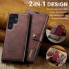 Leather Silicone Hybrid Flip Wallet Card Slot Shockproof Phone Case Cover For Samsung S25 Ultra S24 FE S23 S22 S21 A55 A35 A15 A54 A34 A53 A52
