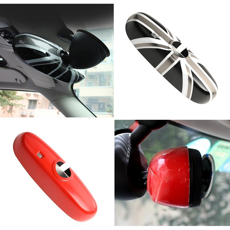 For MINI Cooper JCW S One F54 F55 F56 F60 Countryman Union Jack Interior Rearview Mirror Cover Car Stickers Interior