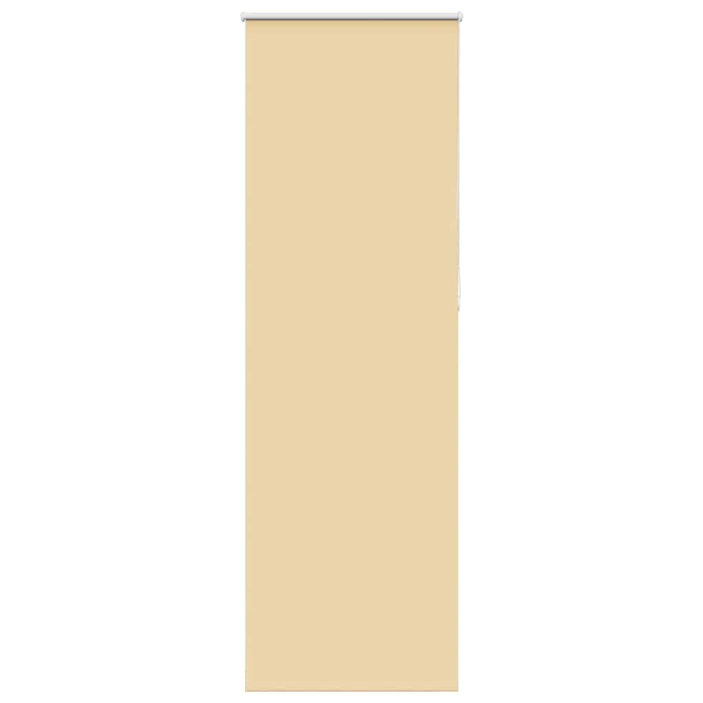 Roleta Zaciemniająca Beżowa 65X210 Cm Szerokość Tkaniny 60,7 Cm