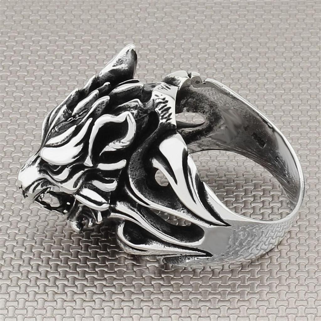 Серебряное мужское кольцо с волком, кольцо из стерлингового серебра 925 пробы, кольцо с волком, кольца для женщин, турецкое ювелирное кольцо, подарок для мужчин