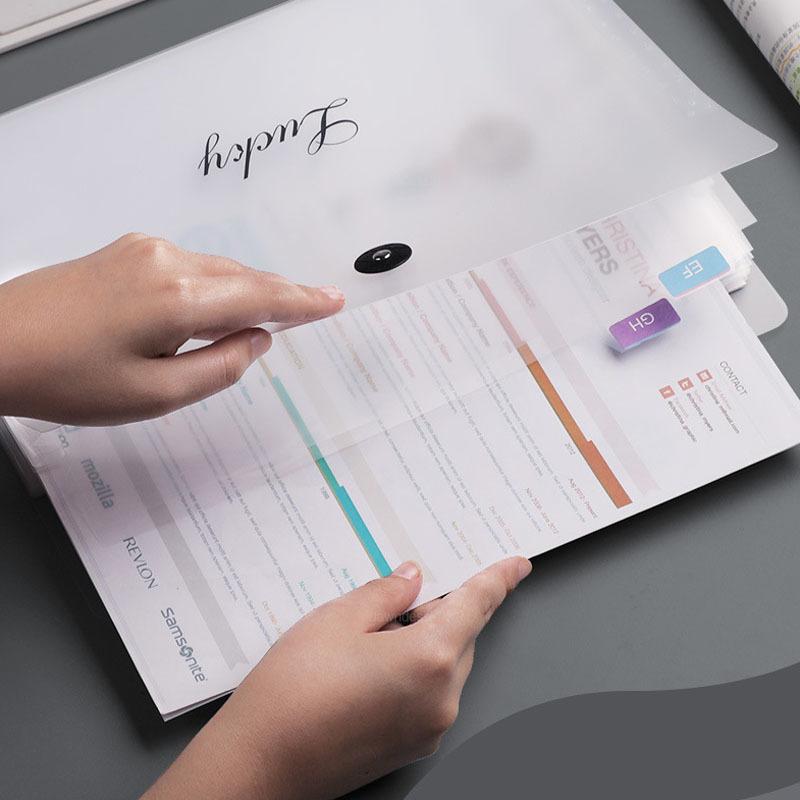 Прозрачная вставная папка-файл А4 сумка для документов многослойный расширяющийся кошелек папка держатель органайзер для школьных канцелярских принадлежностей