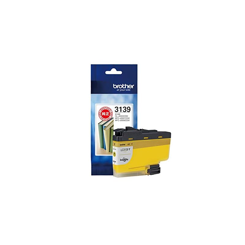[Brother Genuine] Yellow Ink Cartridge LC3139Y Compatible Models: MFC-J6999CDW, MFC-J6997CDW, HL-J6000CDW, etc.