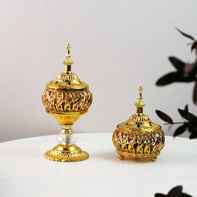 Держатель для благовоний, металлическая курильница, конус, арабская палочка, ладан, винтажная спираль для бахура, улавливатель пепла, железный ароматерапевтический аромат