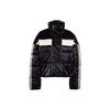 Originals Trefoil Puffer Jacket With Contrast Panel And Glossy Logo Print Women Jackets Black IA3919