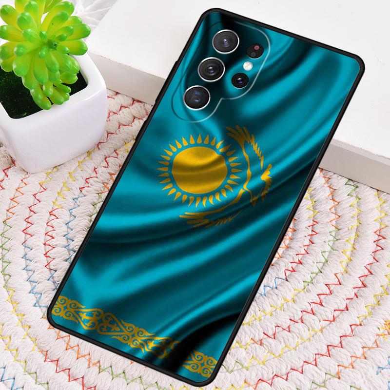 Силиконовый чехол для телефона с принтом флага Казахстана Для Samsung Galaxy note 10 pro S26 S25 S24 S23 S22 S21 Plus S25Ultra Capa Cover