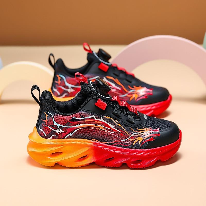 Boys Mesh Running Shoes Lightweight Breathable Sneakers Kids
