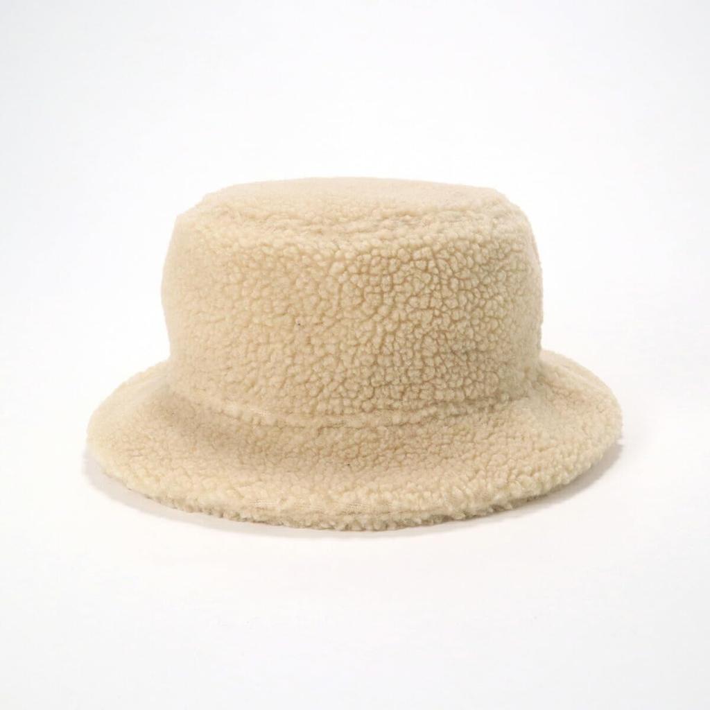 [New Era] Панама New Era Bucket Hat Bucket-01 12108785 N139BC486 Бежевый LXL Однотонный Флис-боа Эксклюзив ONSPOTZ Мужская Женская Шляпа Большие и маленькие размеры Путешествия