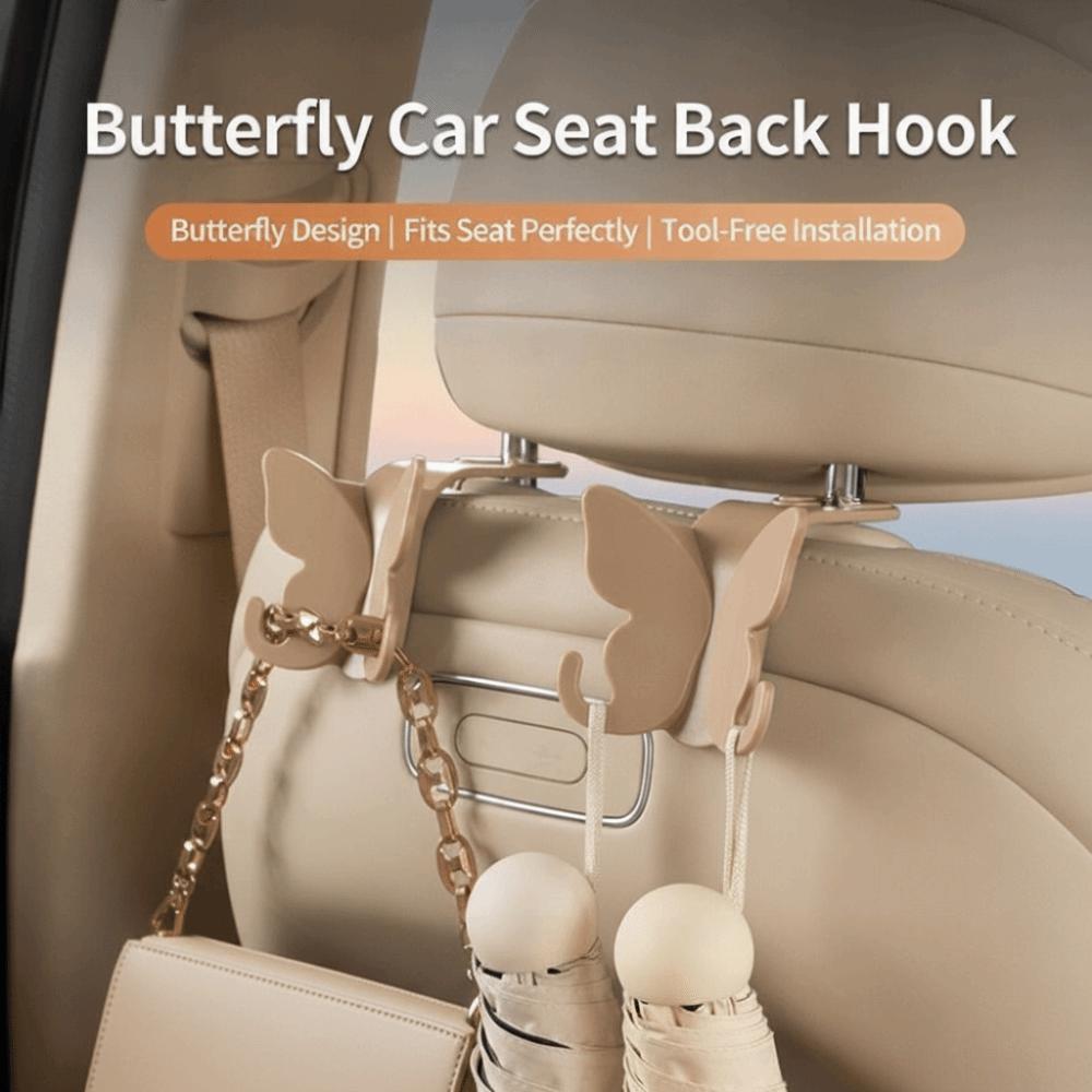 Butterfly Shape Headrest Hanger Multifunctional Seatback Storage Rack Car Seat Hook Vehicle Use