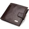 Modern Horizontal Wallet for Men Made of Genuine Leather with Embossing CANPELLINI 21757 Brown