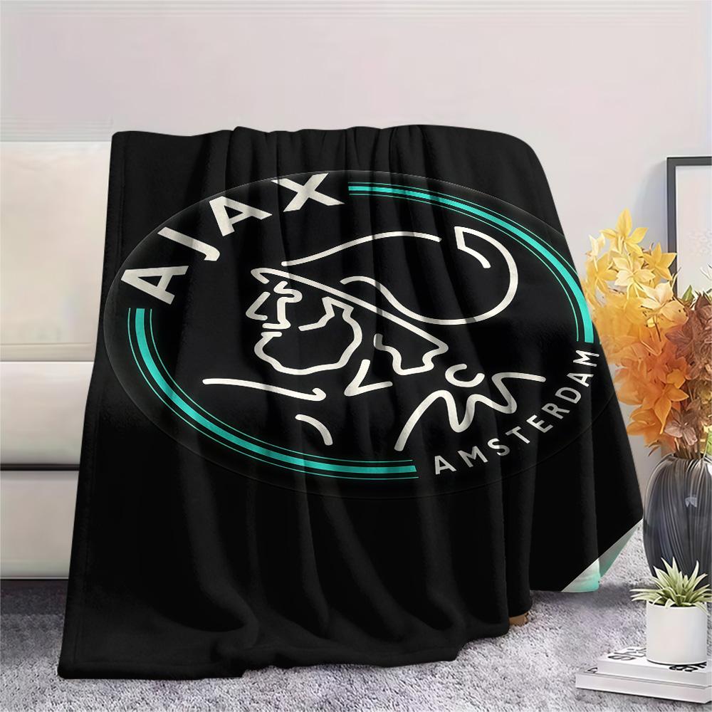 AFC Ajax poster FlAannel Blanket, High quality Comfortable for All Seasons, Home Decor, Warmth and Comfort