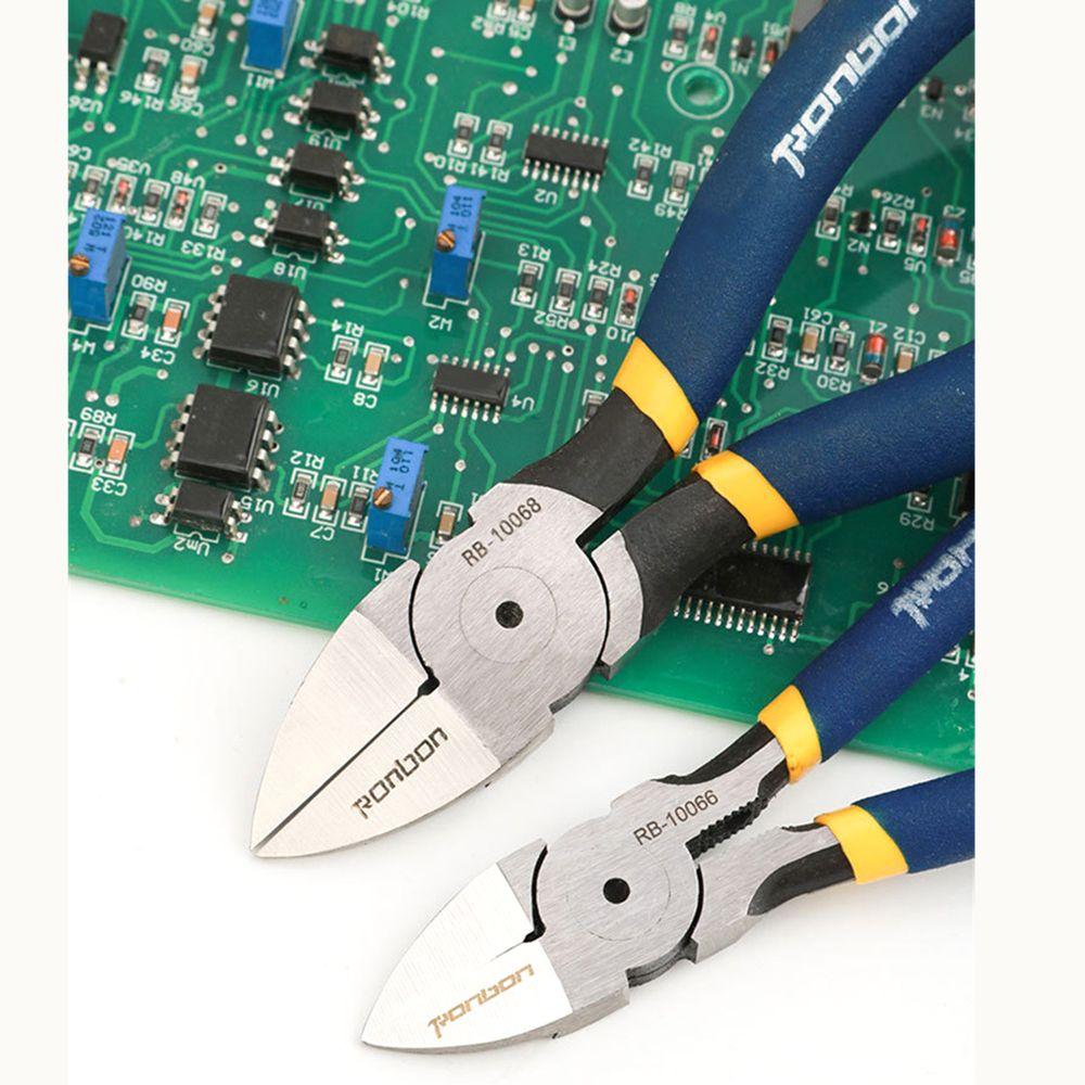 Бокорезы Ремонтный кабель Заусенцы Кусачки Инструмент для зачистки проводов Режущие плоскогубцы Электрики