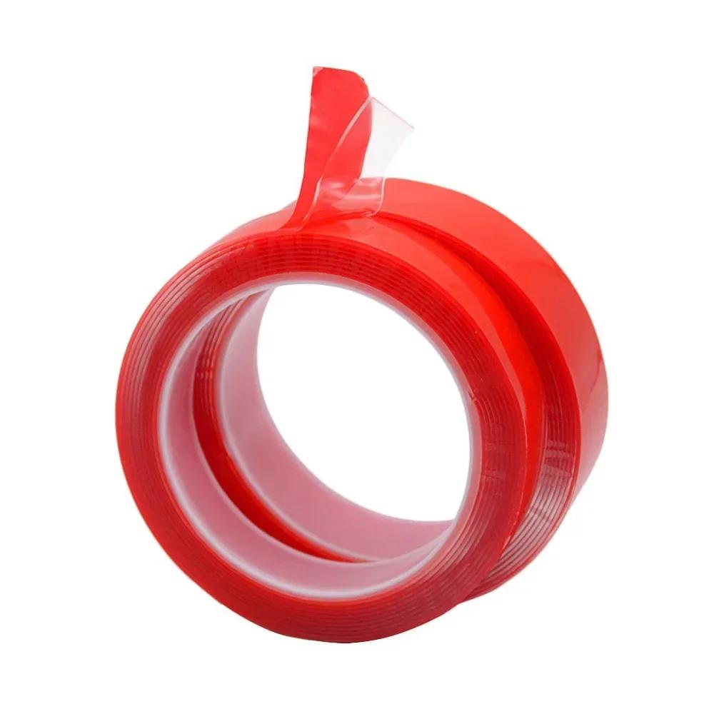 300CM/Roll Double Sided Adhesive Tape Acrylic Transparent No Traces Sticker for LED Strip Car Fixed Tablet Fixed