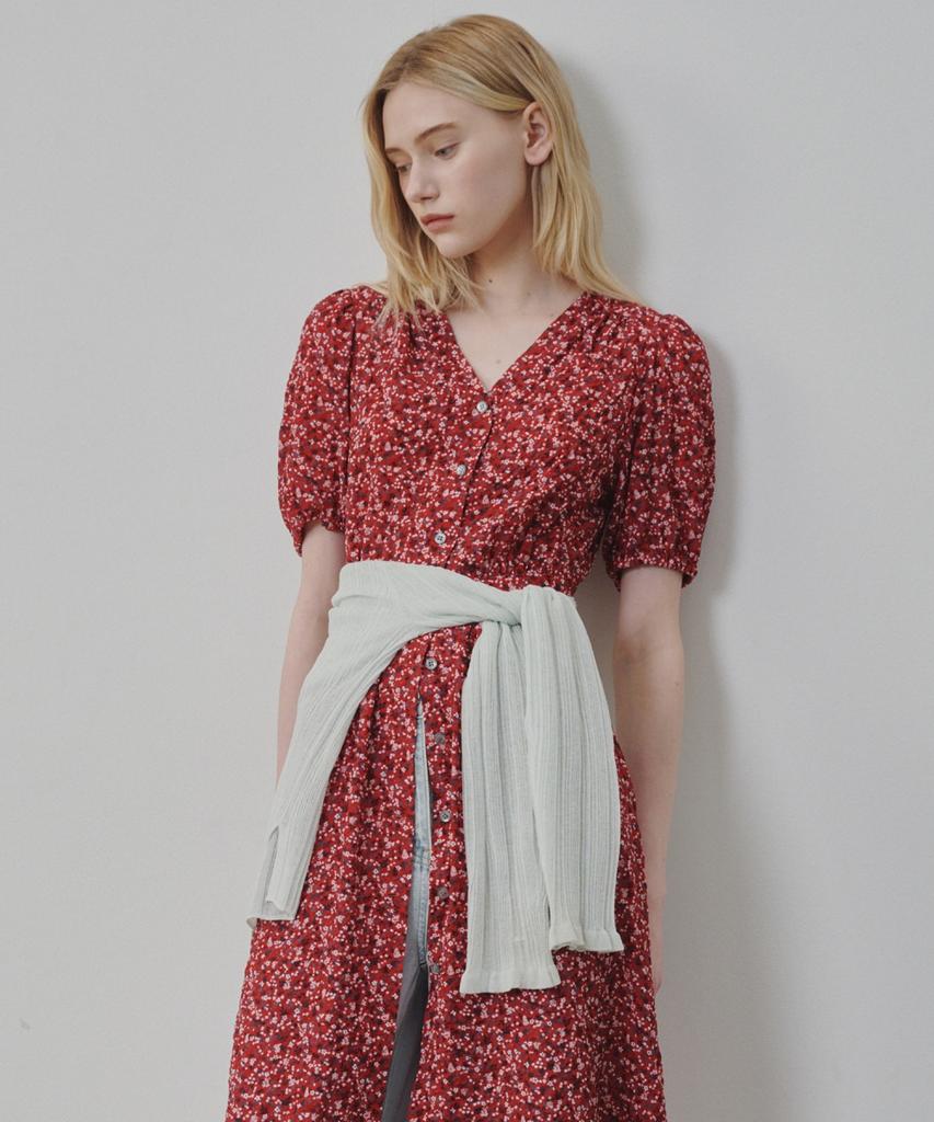 Ollibeudeollibeu Printed Seersucker Maxi Dress Ow6Mo4550