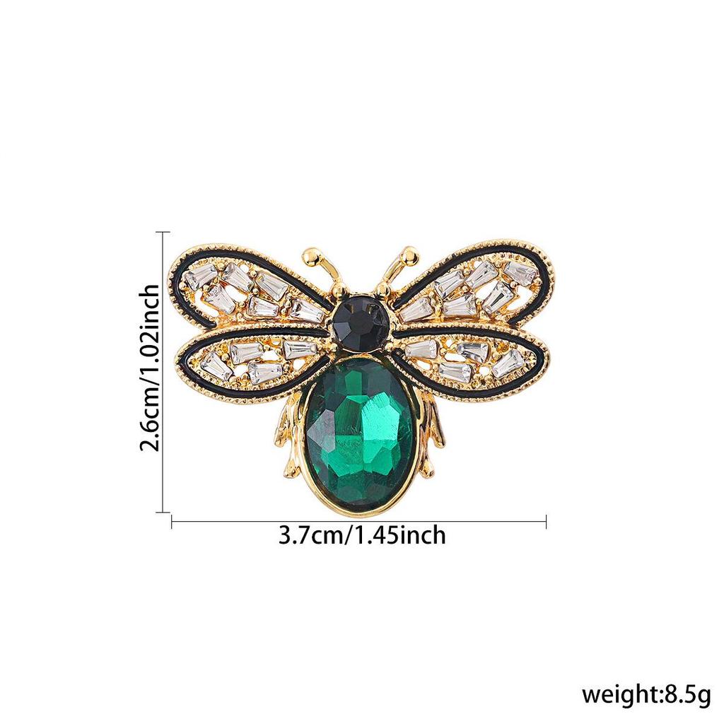 Брошь в виде пчелы с каплями масла в новом стиле - милая булавка в виде животного для воротников и аксессуаров одежды