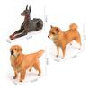 Realistic Pvc Dog Model Extra Large Doberman German Shepherd Pet Display Tabletop Ornament