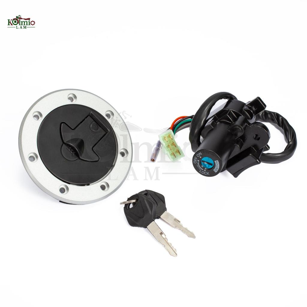 Замок зажигания мотоцикла комплект для Kawasaki ZZR600, 400, ZX-6R (2000-2002 гг.), ZX-7R, ZX-9R