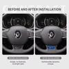 Metal Steering Wheel Trim Emblem Sticker Accessories For Renault Koleos Kadjar Megane 4 Talisman Espace Scenic QM6 SM6 2017-2020 R444