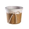 Easy To Use Plant Pot Paper Rope Braided Woven Basket Braided Flower Pot  for Indoor Outdoor Plants