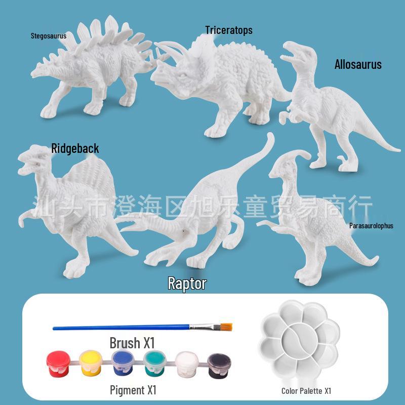 Набор для раскрашивания модели динозавра своими руками для детей - Креативная игрушка-граффити для мальчиков и девочек