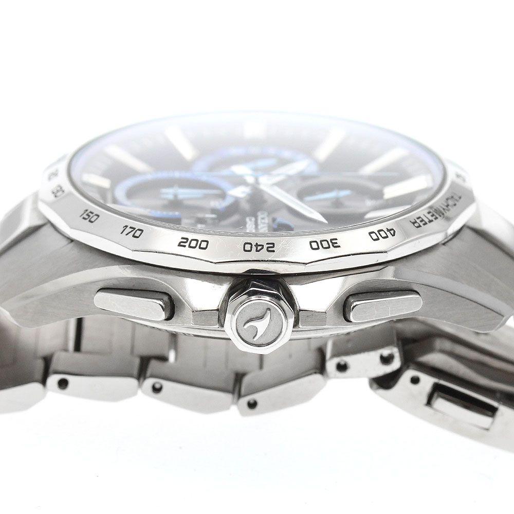 Used Casio CASIO OCW-S4000-1AJF Oceanus Manta Date Solar Radio Men's With Box and Warranty_956811