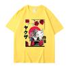 Мужская футболка Street Apparel Япония Харадзюку Забавная футболка с котом Кунг-фу Хлопок Летняя Мультяшная футболка Унисекс Хип-хоп Футболка