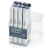 Copic Classic 12-Color Set CG Markers - Ideal for Artists & Designers