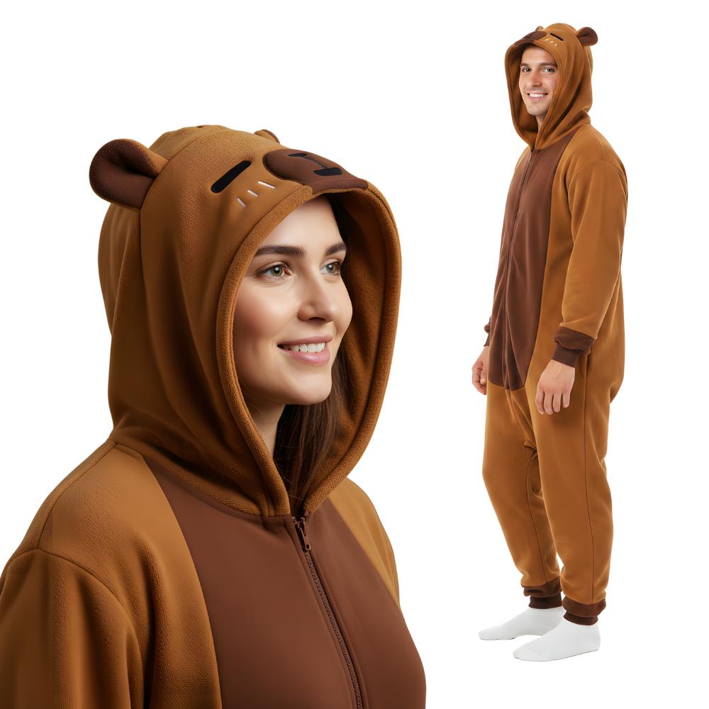 Onesie Kigurumi Pajamas Capybara Costume Size: 175 - 185