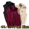 Осенне-зимний флисовый жилет, мужская куртка без рукавов, свободный бархатный жилет большого размера, терможилет больших размеров 4XL-12XL