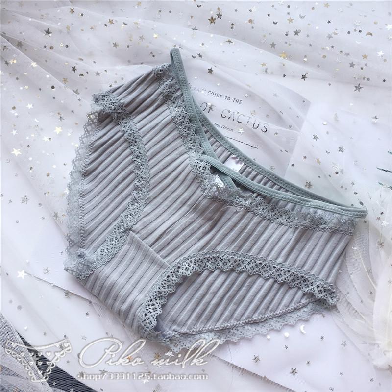 Sexy Cute Panties Lace Briefs Edge Thread Low-rise Women's Underwear