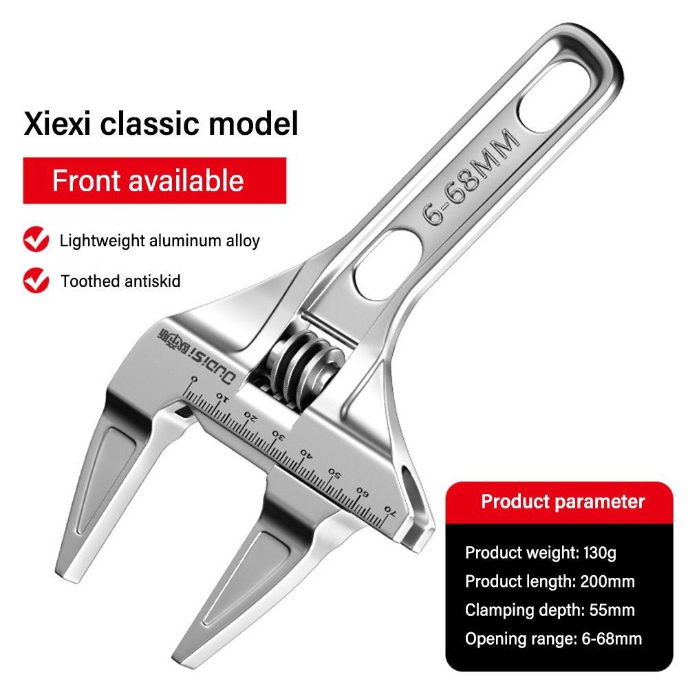 Короткая ручка сантехнический ключ для ванной комнаты очень большой кран отверстие труба инструмент для труб Главная