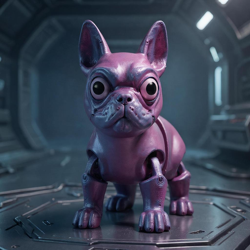 Напечатанный на 3D-принтере бульдог-фиджет, гибкая игрушка-бульдог с подвижными частями, фигурка животного для вечеринки, для взрослых, на Рождество, для комнаты, для витрины, для декора стола