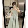 Women's 2025 Summer French Mid-Length Waist-Slimming Temperament Dress