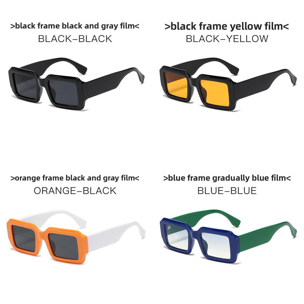 Minimalist Black Eyewear Square Glasses With Uv Protection For Casual And Urban Wear