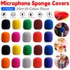 100/10 ШТ. Чехлы-губки для микрофона 10/1 Набор Анти-спрей Караоке DJ Микрофонные поролоновые защитные чехлы 10 цветов Беспроводной микрофон Поп-фильтры