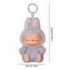 For Labubu The Monsters Doll Blind Box Heart-Moving Macaron Mokoko Anime Figures Guess Bag Hanging Pendant Xmas Birthday Gift