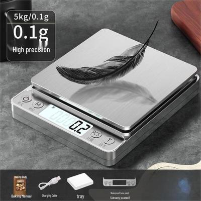 Высокоточный кухонный весы OUOETY с USB-зарядкой, китайская вилка (адаптер в комплекте)