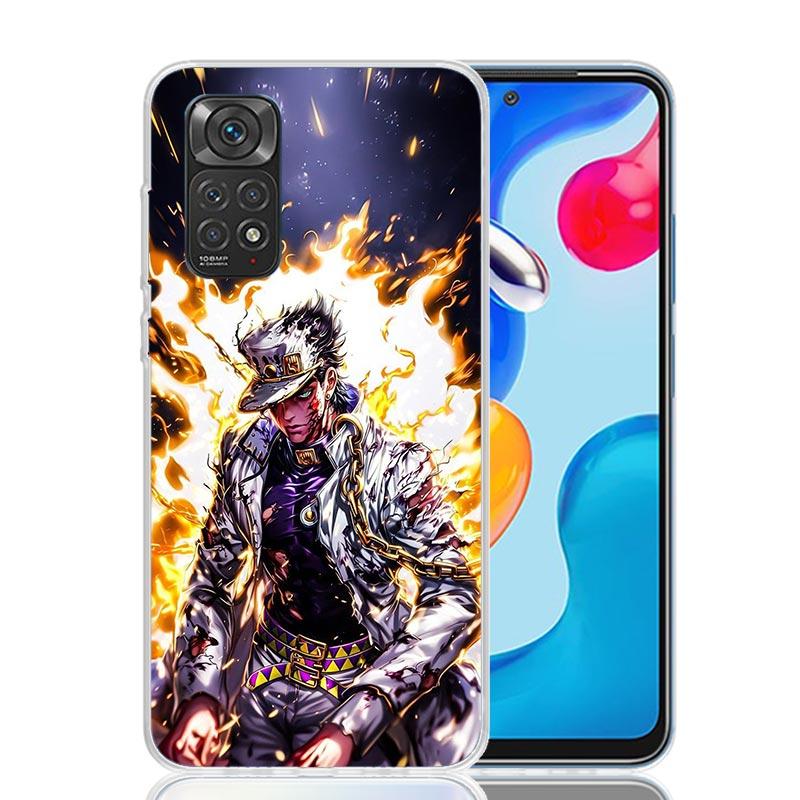 Чехол для телефона JoJo's Bizarre Adventure Kujo Jotaro для Xiaomi Redmi Note 15 14 13 12S 12 Pro Plus 11S 11E 11 11T 10S 10 Арт Мягкий Pa