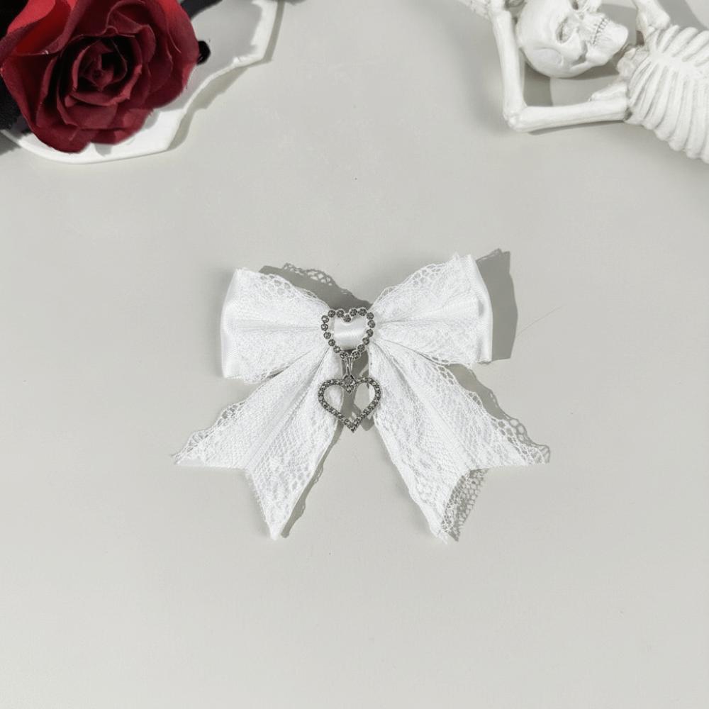 Sweet Hairpin Lolita Women's Barrettes Cute Lace Bow Hair Clip Hair Accessories
