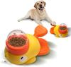 Pet Educational Toy Feeder PETTENA Yellow Duck Feeder Pet Educational Toy Feeder Feeder Food Food Pet Play by Yourself Fun Time Killer House Sitting