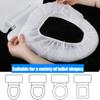 10/1PCS Disposable Toilet Seat Cover Double-layer Thick Non-woven Portable Travel Camp Hotel Bathroom Full Coverage Waterproof Toilet Cover