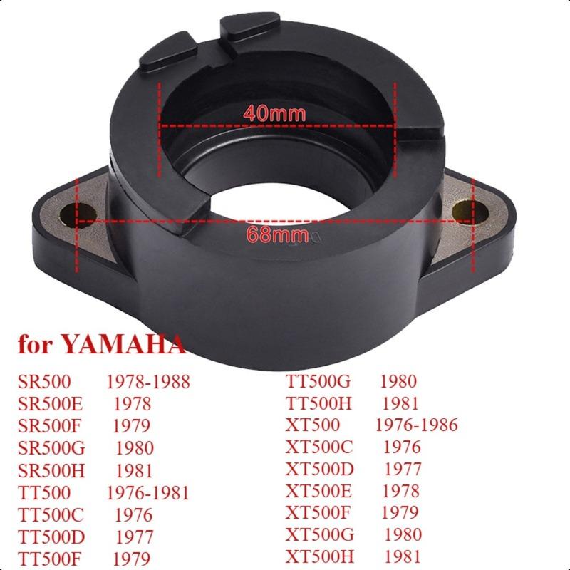 1U6-13565-02 Carburetor Air Inlet Intake Manifold Pipe Interface Adapter for YAMAHA TT500 XT500 XT500S SR500G SR500 SR TT XT 500