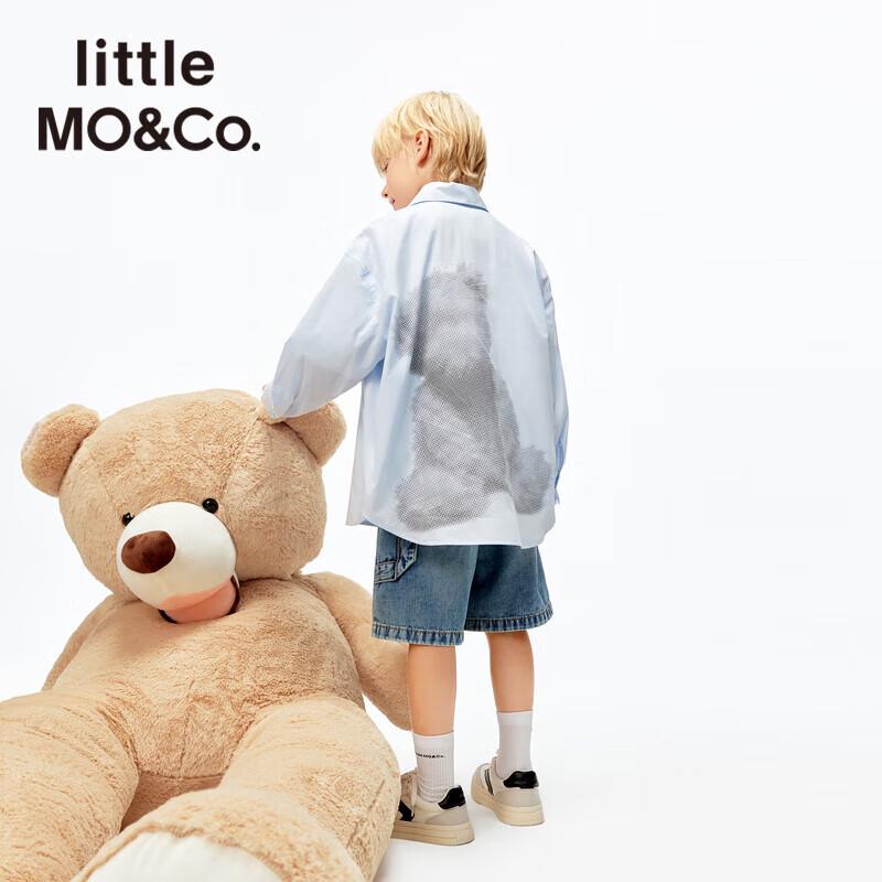 little MO&Co. Unisex Kids' Pure Cotton Long-Sleeve Animal Print Shirt