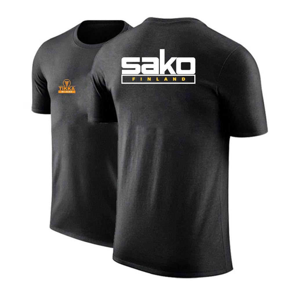 Tikka By Sako Finland Логотип Огнестрельного Оружия 2022 Унисекс Новые Спортивные Летние Футболки с Коротким Рукавом Модные Повседневные Футболки Харадзюку Удобные Топы