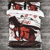 Kakegurui Yumeko Комплект постельного белья Односпальный Двуспальный Полный Queen King Размер Комплект постельного белья Взрослый Детская Спальня Комплекты пододеяльников Печать Люкс Пододеяльник