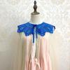 Three Styles Cotton Fake Collar Shawl Wrap Hollow Out Floral Doll Collar Detachable Shirt False Collar Blouse Top Accessories